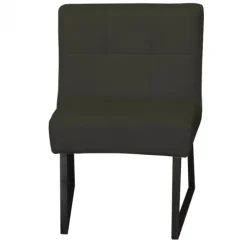 Outlet HomingXL Eetkamerstoel - Amsterdam - geschikt voor ronde tafel - stof Element antraciet 02