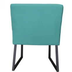 Outlet HomingXL Eetkamerstoel - Amsterdam - geschikt voor ronde tafel - stof Element turquoise 15