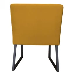 Best HomingXL Eetkamerstoel - Amsterdam - geschikt voor ronde tafel - stof Element goud 08