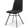 Online Bo Lundgren Eetkamerstoel - Dex - stof Velours zwart