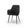 Outlet Bo Lundgren Eetkamerstoel - Donovan - stof Adore zwart