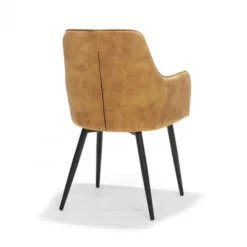 Best Bo Lundgren Eetkamerstoel - Donovan - stof Adore goud