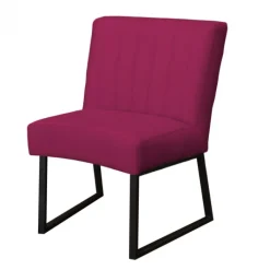New HomingXL Eetkamerstoel - Hengelo - geschikt voor ronde tafel - stof Element fuchsia 19