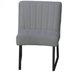 Clearance HomingXL Eetkamerstoel - Hengelo - geschikt voor ronde tafel - stof Element grijs 03