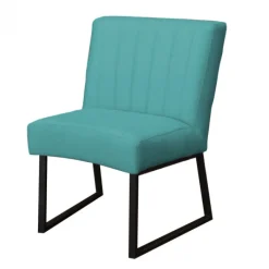 Best HomingXL Eetkamerstoel - Hengelo - geschikt voor ronde tafel - stof Element turquoise 15