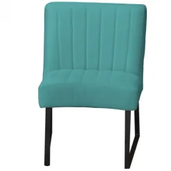 Best HomingXL Eetkamerstoel - Hengelo - geschikt voor ronde tafel - stof Element turquoise 15