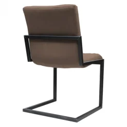 Online HomingXL Eetkamerstoel - Lara - stof Element grijsbruin 05