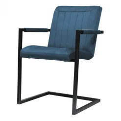 Best HomingXL Eetkamerstoel - Lara met leuning - stof Element azure 21