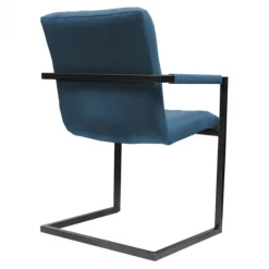 Best HomingXL Eetkamerstoel - Lara met leuning - stof Element azure 21