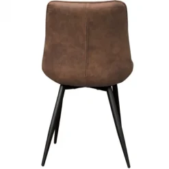 Sale Bo Lundgren Eetkamerstoel - Loena - stof Cowboy retro lederlook taupe