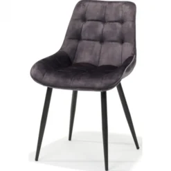 Bo Lundgren Eetkamerstoel - Loena - stof Adore Antraciet