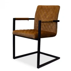 Hot Bo Lundgren Eetkamerstoel - Rome - stof Adore Goud