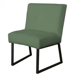 New HomingXL Eetkamerstoel - Rotterdam - geschikt voor ronde tafel - stof Element lichtgroen 11