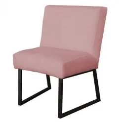 Hot HomingXL Eetkamerstoel - Rotterdam - geschikt voor ronde tafel - stof Element lichtroze 18