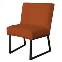 HomingXL Eetkamerstoel - Rotterdam - geschikt voor ronde tafel - stof Element koper 09