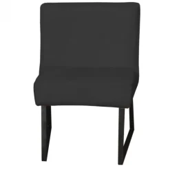 Sale HomingXL Eetkamerstoel - Rotterdam - geschikt voor ronde tafel - stof Element donkergrijs 22