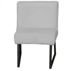 Outlet HomingXL Eetkamerstoel - Rotterdam - geschikt voor ronde tafel - stof Element steengrijs 24