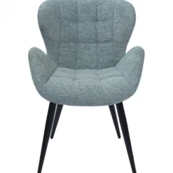 Online Bo Lundgren Eetkamerstoel - Simon - stof Fantasy geweven mineral blue