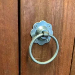 Sale Elephant Dubbele poort hardhout bankirai Belmonte set met trellis en 2 palen en steunpiket (300 x 180 cm)