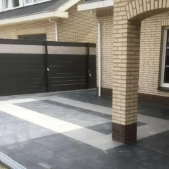 Hot Elephant Schutting composiet Mix & Match antraciet/ rock grey (180 x 180 cm)