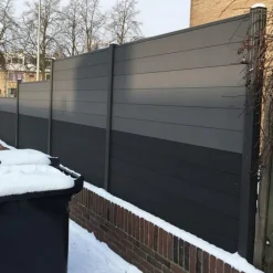 Discount Elephant Schutting composiet Mix & Match rockgrey/ bicolorgrijs (180 x 180 cm)