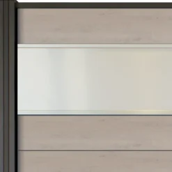 New Elephant Schutting composiet Mix & Match bicolorgrijs/ aluminium massief (180 x 180 cm)