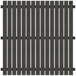 Best Elephant Schutting set composiet Dark Line antraciet met antraciet aluminium frame (9,41 meter)