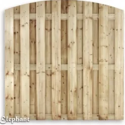 Clearance Elephant Schutting set vuren Timber toog 15L rvs groen geimpregneerd (7,54 meter)