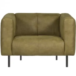 Outlet HomingXL Fauteuil - Almada - leer Bull groen 59