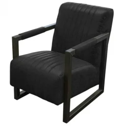 Online HomingXL Fauteuil - Capri - leer Colorado antraciet 01