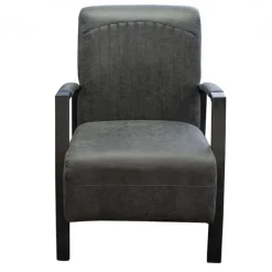 Best HomingXL Fauteuil - Giulietta - lederlook Missouri antraciet 09