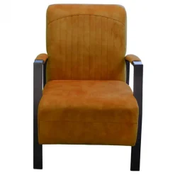 Clearance HomingXL Fauteuil - Giulietta - velours Adore cognac 28