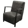 Online HomingXL Fauteuil - Isabella - lederlook Missouri antraciet 09