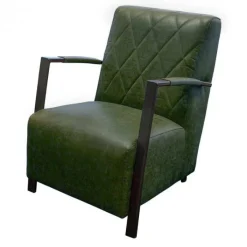New HomingXL Fauteuil - Isabella - Lederlook Missouri groen 10