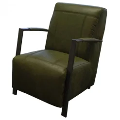 Outlet HomingXL Fauteuil - Rosetta - leer Colorado groen 08