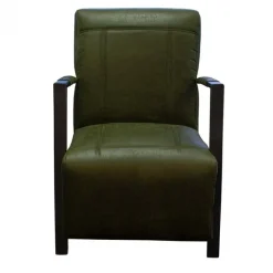 Outlet HomingXL Fauteuil - Rosetta - leer Colorado groen 08