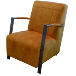 Best HomingXL Fauteuil - Rosetta - velours Adore cognac 28