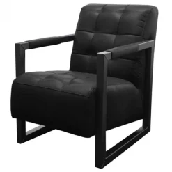 Hot HomingXL Fauteuil - Salina - leer Colorado antraciet 01
