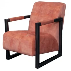 Clearance HomingXL Fauteuil - Salina - velours Adore roze 166