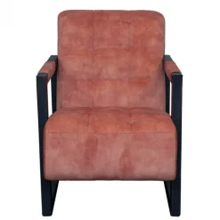 Clearance HomingXL Fauteuil - Salina - velours Adore roze 166