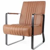 Best Bo Lundgren Fauteuil - Sanne - stof Vintage cognac