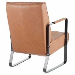 Best Bo Lundgren Fauteuil - Sanne - stof Vintage cognac