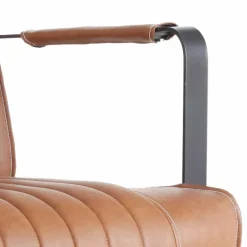 Best Bo Lundgren Fauteuil - Sanne - stof Vintage cognac