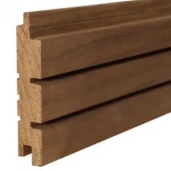 New Elephant Gevelbekleding Thermo Radiata Pine stripes S 2,8 x 14 cm