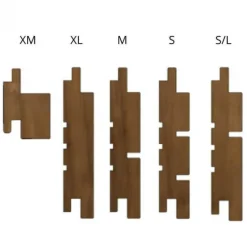 Elephant Gevelbekleding Thermo Radiata Pine stripes XL 2,8 x 14 cm