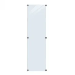 Hot Plus Danmark Glasplaat - Gehard glas 6 mm helder glas (55,4 x 176 cm)