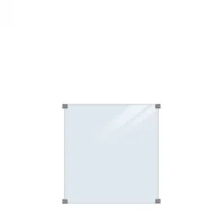 Plus Danmark Glasplaat - Gehard glas 8,76 mm helder glas (90 x 91 cm)
