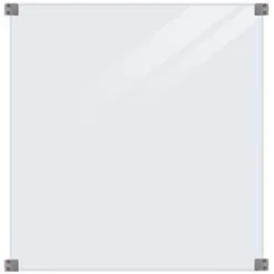 Best Plus Danmark Glasplaat - Gehard glas 6 mm helder glas (90 x 91 cm)