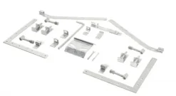 Online Plus Danmark Hang- en sluitwerk voor dubbele poort Ligno