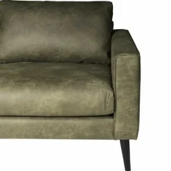 HomingXL Hoekbank - Aster - links - stof lederlook Dalton groen 14